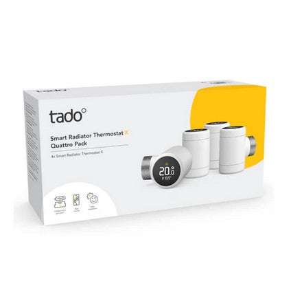 TADO 105208 Chytrá termostatická hlavice X Quatro Pack TADO 105208 Chytrá termostatická hlavice X Quatro Pack
